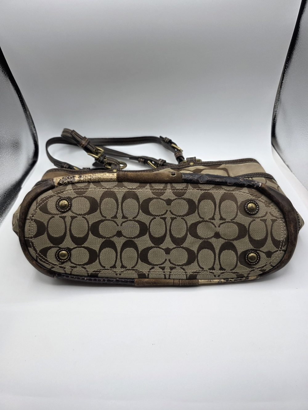 Vintage Coach Patchwork Shoulder Bag Y2K - Picture 6 of 16
